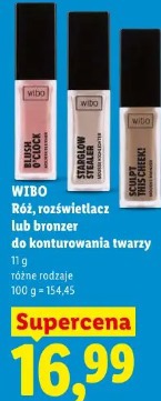 Wibo Róż, rozświetlacz lub bronzer do konturowania twarzy