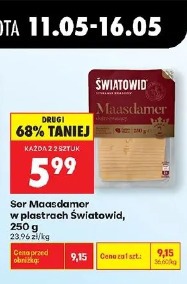Ser Maasdamer w plastrach Światowid