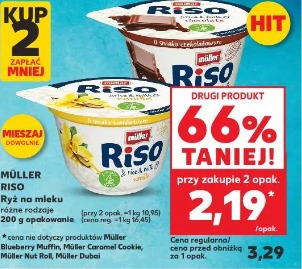 MÜLLER RISO Ryż na mleku różne rodzaje