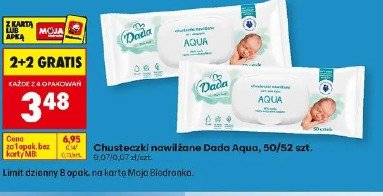 Chusteczki nawilżane Dada Aqua
