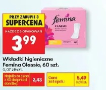 Wkładki higieniczne Femina Classic