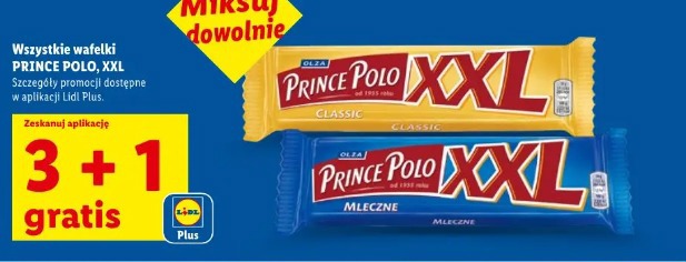 Wszystkie wafelki Prince Polo, XXL