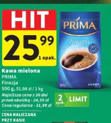 Kawa mielona Prima Finezja