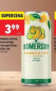 Napój piwny Somersby mango lime
