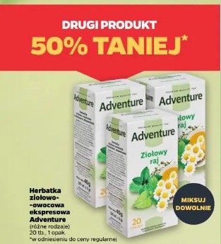 Herbatka ziołowo-owocowa ekspresowa Adventure