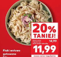 Flaki wołowe gotowane