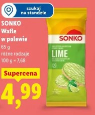 Sonko Wafle w polewie