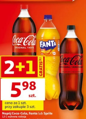 Napój Coca-Cola, Fanta lub Sprite