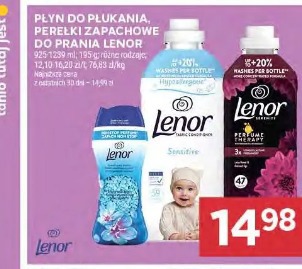 Płyn do płukania, perełki zapachowe do prania Lenor