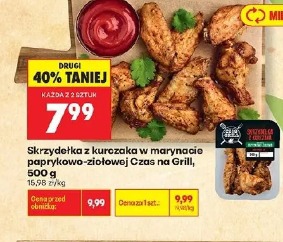 Skrzydełka z kurczaka w marynacie paprykowo-ziołowej Czas na Grill
