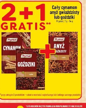 Cały cynamon anyż gwiaździsty lub goździki Prymat