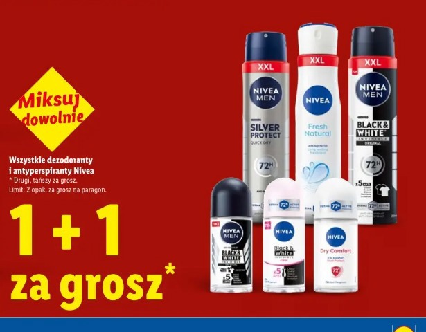 Wszystkie dezodoranty i antyperspiranty Nivea