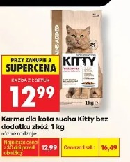 Kitty karma dla kota sucha bez dodatku zbóż