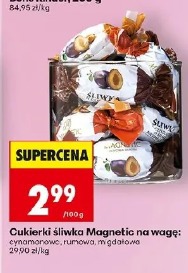 Cukierki Śliwka Magnetic na wagę