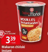 Makaron chiński instant Tables du Monde