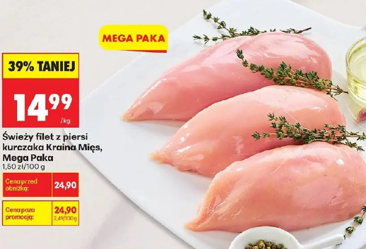 Filet z piersi kurczaka Kraina Mięs