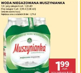 Woda niegazowana Muszynianka