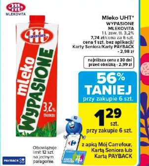 Mleko UHT Wypasione Mlekovita