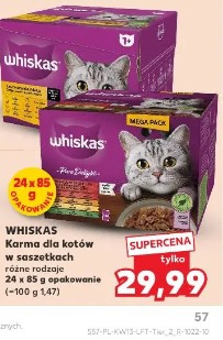 Whiskas karma dla kotów w saszetkach