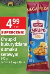 Chrupki kukurydziane o smaku serowym Tokapi
