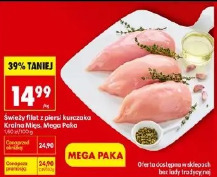 Świeży filet z piersi kurczaka Kraina Mięs Mega Paka