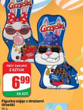 Figurka zając z drażami Grześki