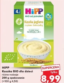 Hipp Kaszka BIO dla dzieci różne rodzaje 200 g opakowanie