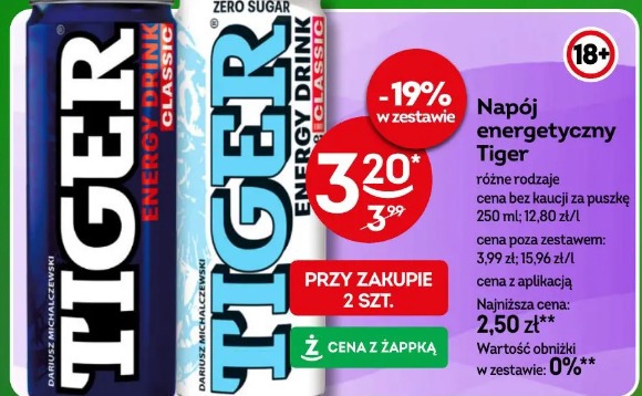 Napój energetyczny Tiger