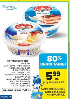 Ser mascarpone Galbani