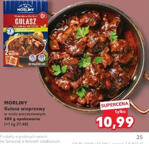 MORLINY Gulasz wieprzowy w sosie pieczeniowym