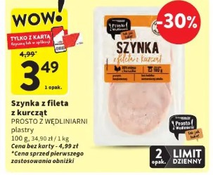 Szynka z fileta z kurcząt Prosto z Wędlinarni