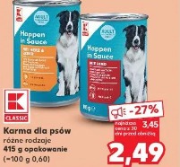 K Classic Karma dla psów różne rodzaje