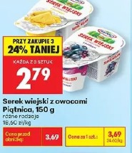 Serek wiejski z owocami Piątnica