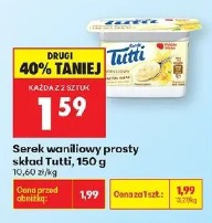 Serek waniliowy prosty skład Tutti