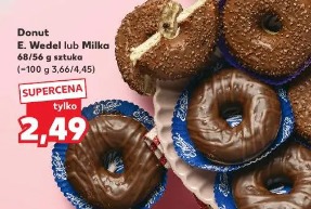 Donut E. Wedel lub Milka