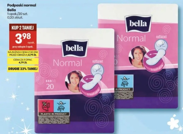 Podpaski normal Bella