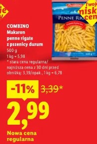 Combino Makaron penne rigate z pszenicy durum