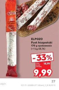 ELPOZO Fuet hiszpański