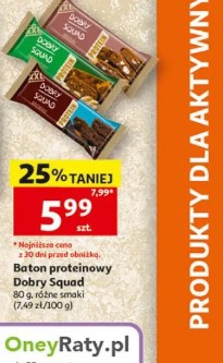 Baton proteinowy Dobry Squat różne smaki