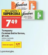 Tampony Femina Satin Sense, 24 szt.