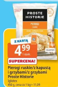 Pierogi ruskie/z kapustą i grzybami/z grzybami Proste Historie Iglotex