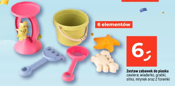 Zestaw zabawek do piasku