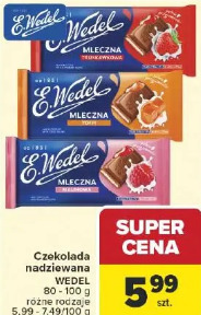 Czekolada nadziewana Wedel