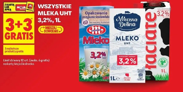 Wszystkie mleka UHT 3,2%