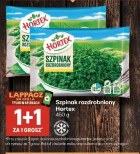 Szpinak rozdrobniony Hortex