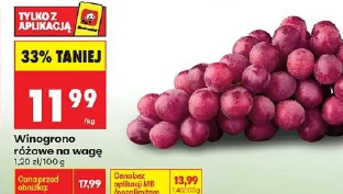 Winogrono różowe