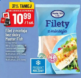 Filet z mintaja bez skóry Master Fish