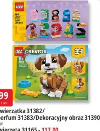 Urocze zwierzątka 31382/Flakon perfum 31383/Dekoracyjny obraz 31390 Lego Creator