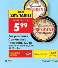 Ser pleśniowy Camembert Président