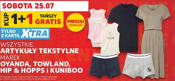 Wszystkie artykuły tekstylne marek Oyanda, Towland, Hip & Hopps i Kuniboo